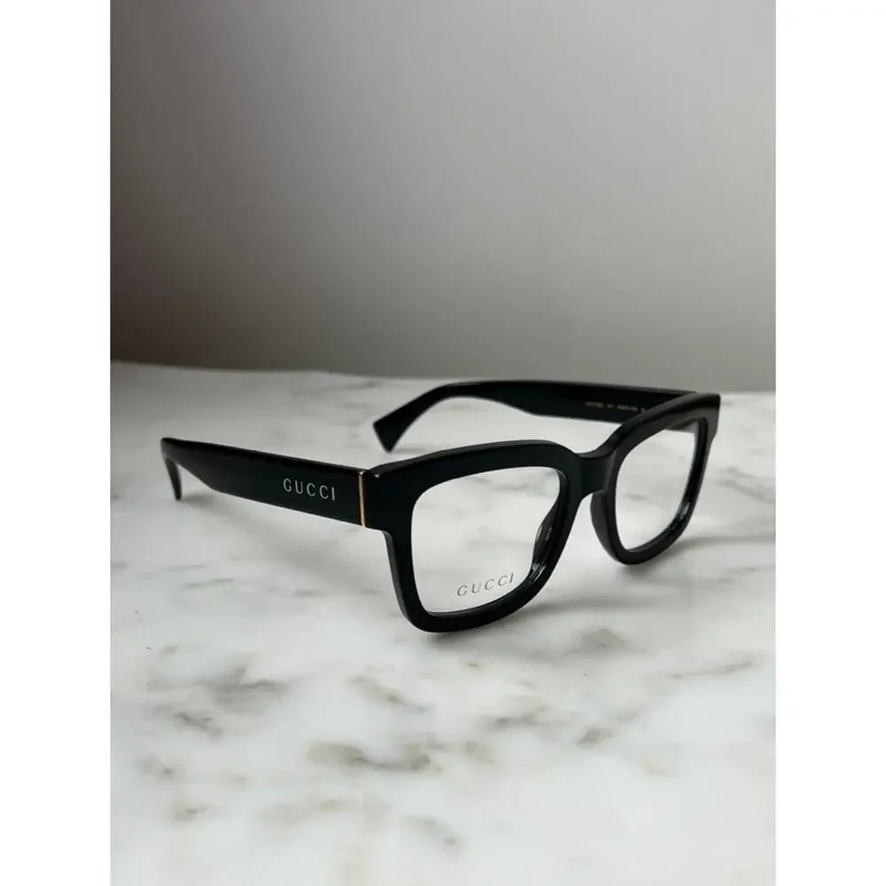 NEW Gucci GG1138O Black Eyeglasses Frames Unisex